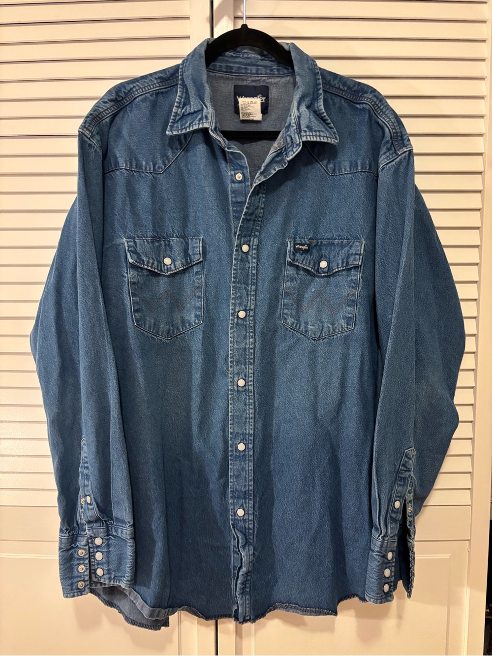 Vintage Wrangler Denim Pearl Snap